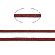コットン糸  マクラメコード  装飾的な糸のスレッド  DIYの工芸品について  ギフトラッピングとジュエリー作り  シエナ  3mm  約109.36ヤード（100m）/ロール。 OCOR-T001-02-37-3