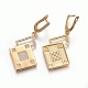 Kits de bijoux en laiton avec zircone cubique de micro pave SJEW-F189-07G-4