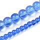 Chapelets de perles en verre transparente   GLAA-T032-T4mm-04-4