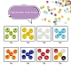8 cuentas de semillas de vidrio de colores SEED-YW0001-58-2