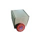 クラフト紙の折りたたみボックス  正方形  厚紙ギフト箱  メーリングボックス  バリーウッド  49x33x0.2cm  完成品：20x20x3cm CON-F007-A07-5