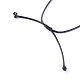 Natürlichen Amethyst Anhänger Halsketten NJEW-E140-A02-3