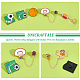 UNICRAFTALE 6Pcs 6 Style Sports Theme Alloy Badges Badminton Brooch Pin Enamel Basketball Lapel Pin 15~100mm Football Brooch for Backpack Clothes Sportor Gift Brooch Decoration JEWB-UN0001-03-4