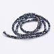 Electroplate Glass Beads Strands EGLA-R048-2mm-02-2