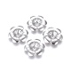 6-Petal 316 Surgical Stainless Steel Bead Caps STAS-G196-01P-1