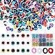 Kit per la creazione di braccialetti elasticizzati colorati fai da te pandahall elite DIY-PH0002-03-1