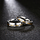 Regalos del día de san valentín anillos de pareja de circonita cúbica de acero titanio para mujer RJEW-BB16490-7P-4