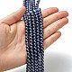 Eco-Friendly Dyed Glass Pearl Beads Strands HY-A008-6mm-RB079-4