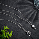 Nbeads 20Pcs 304 Stainless Steel Cable Chain Necklaces Set for Men Women STAS-NB0001-78-4