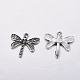Tibetan Style Alloy Dragonfly Pendants X-TIBEP-21183-AS-NR-2