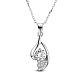 Ожерелье с подвеской из стерлингового серебра tinysand 925 с кубическим цирконием «Слеза радости» TS-N399-S-18-1