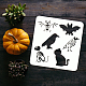 PET Hollow Out Drawing Painting Stencils DIY-WH0391-0439-3