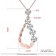 Eco-Friendly Electroplate Alloy Pendant Necklaces NJEW-AA00085-07RG-2