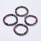 Натуральный Rhodonite бисера браслеты простирания BJEW-I253-10mm-26-2