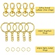 10Pcs Alloy Swivel Lobster Claw Clasps IFIN-YW0003-41-2