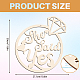 AHANDMAKER She Said Yes Diamond Ring Wooden Sign Wedding Party Decoration Wood Letters Sign Decorations Photo Booth for Wedding Hanging Wall Decorative Plate Bachelorette Wedding WOOD-WH0039-009-2