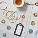 DELORIGIN DIY Interchangeable Pendant Necklace Making Kit DIY-DR0001-02-5