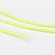ナイロン糸  カスタム織ジュエリーにはナイロンのアクセサリーコード  緑黄  0.8mm  約49.21ヤード（45m）/ロール NWIR-K022-0.8mm-12-3