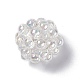 Perles tissées en plastique transparent faites à la main KY-P015-05-2