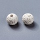 Perles de pierre de lave naturelle non cirées G-F325-8mm-A14-2