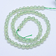 Rondes prehnite naturelle perles brins G-L417-12-6.5mm-2