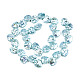 Hilos de cuentas de perlas de imitación de plástico abs KY-N015-01C-2
