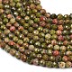 Природные Unakite бисер нитей&nbsp;G-B171-C03-4mm-4