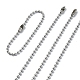 10M 304 Stainless Steel Ball Chains CHS-YW0001-03-2