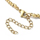 Collana di perline rotonde con fiori di perle di conchiglia e lega NJEW-TA00128-5
