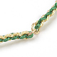 Braided Nylon Cord Bracelets BJEW-O167-01F-2