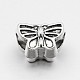 Alloy Butterfly Large Hole European Beads MPDL-M040-11AS-1