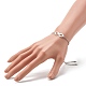 Bracelet coulissant réglable avec breloque symbole infini pour hommes femmes BJEW-JB06688-02-3