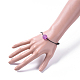 Bracelets réglables en corde de polyester ciré BJEW-JB04682-01-4