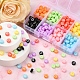 440Pcs 8 Colors Opaque Acrylic Beads MACR-YW0001-85-5
