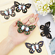 FINGERINSPIRE 5 Pcs Butterfly Cloth Sew on Patches for Clothing Repair DIY-FG0002-38-3