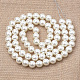 Brins de perles d'imitation en plastique écologique X-MACR-S285-5mm-05-2
