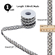 Chgcraft Polyesterimitat mit Perlenbesatz aus ABS-Kunststoff OCOR-CA0001-25-2