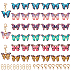 Kits de fabricación de colgantes de mariposa diy de sunnyclue DIY-SC0014-17-1