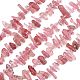 Природного кварца клубники нитей бисера&nbsp;G-F821-D02-01-2