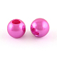 ABS Plastic Imitation Pearl European Beads MACR-R530-12mm-A10-1