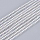 Chapelets de perles en verre électroplaqué X-EGLA-I013-2mm-AB01-1
