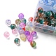 396 pièces 12 couleurs perles acryliques craquelées transparentes CACR-YW0001-06-2