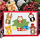 Рождественская коробка для животных DIY-WH0309-1226-2