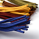 Разноцветные золотистые латунные замшевые кисточки для изготовления ремешков для мобильных телефонов X-FIND-H004-M-2