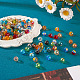 Pandahall 180 pz 18 colori perle di vetro elettrolitico trasparente EGLA-TA0001-19-6