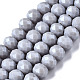 Chapelets de perles en verre électroplaqué X-EGLA-A034-P6mm-A16-1