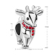 TINYSAND Christmas Reindeer/Stag 925 Sterling Silver European Beads TS-C-061-2