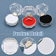 Chgcraft Scatole per anelli in plastica trasparente ottagonale a 42 colori CON-CA0001-022-6