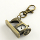 Retro Keyring Accessories Alloy Sewing Machine Watch for Keychain WACH-R009-081AB-1