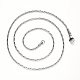 304 Stainless Steel Coreana Chain Necklace NJEW-S420-005A-P-2